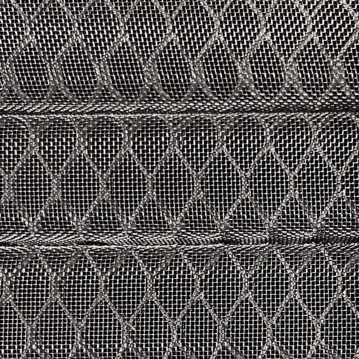 Close-up of the stainless steel micro-mesh on a Leaf Solution gutter guard